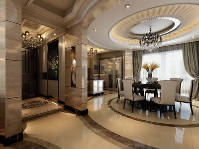 220平米90萬預算，簡歐風三居室如何打造？上海裝修案例大全解析