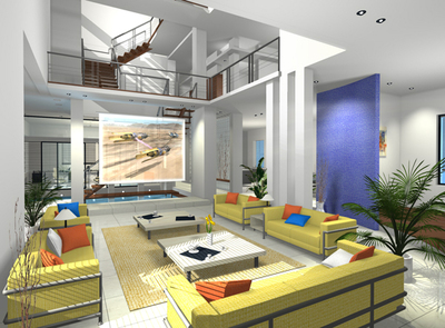 住宅室內(nèi)裝飾裝修的藝術(shù)與實(shí)踐——從客廳效果圖看現(xiàn)代家居設(shè)計(jì)